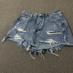 Signature8 Shorts Womens Size Medium M Cut Off Jean Distressed Destroyed